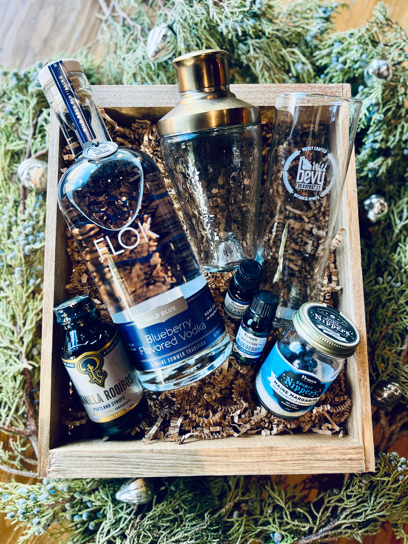 Wild Blue Vodka Branded Gift Set